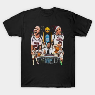 South Carolina Women's Basketball 2024 National Champions Final Four T-Shirt